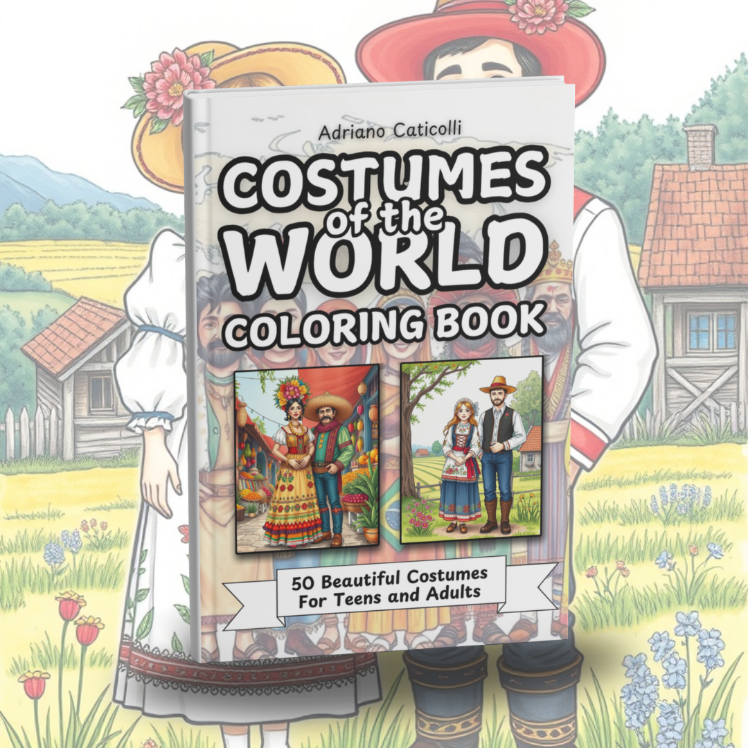 Costumes of the World Coloring Book