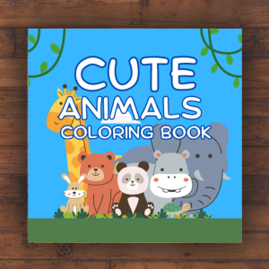 Cute Animals Coloring Book