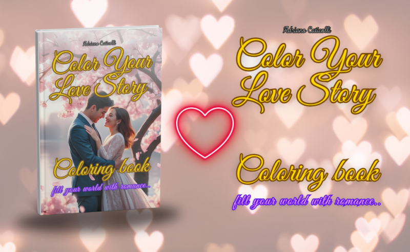 Color Your Love Story: Romantic Scenes and Quotes