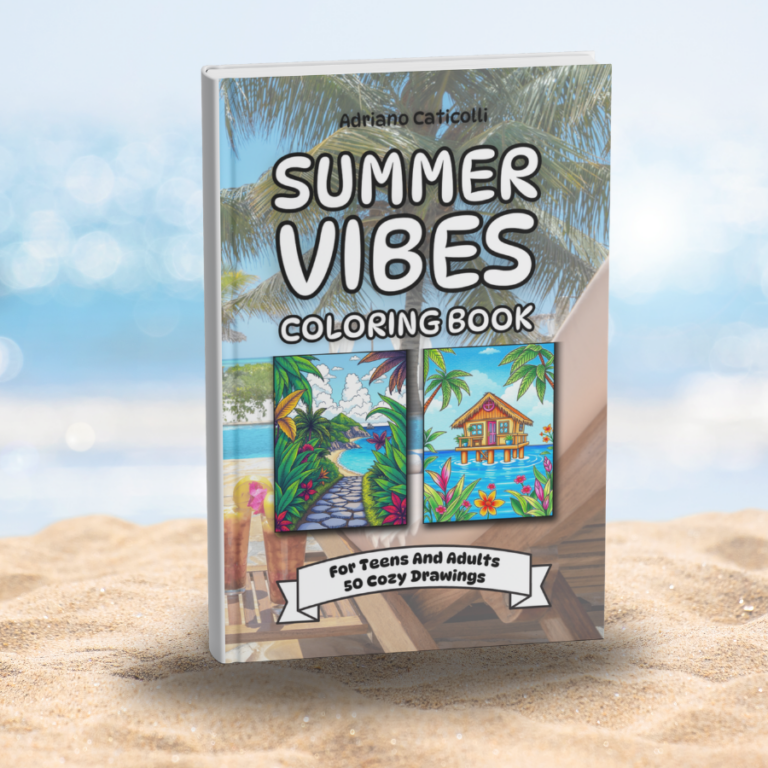 Summer Vibes Coloring Book