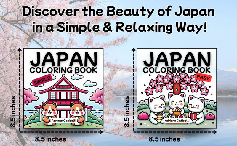 Japan Coloring Books