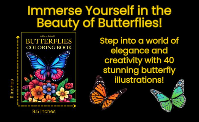 Butterflies Coloring Book